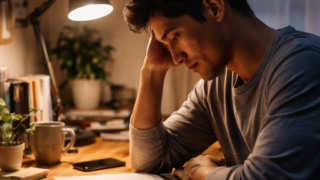 頑張っているのに結果が出ない男性